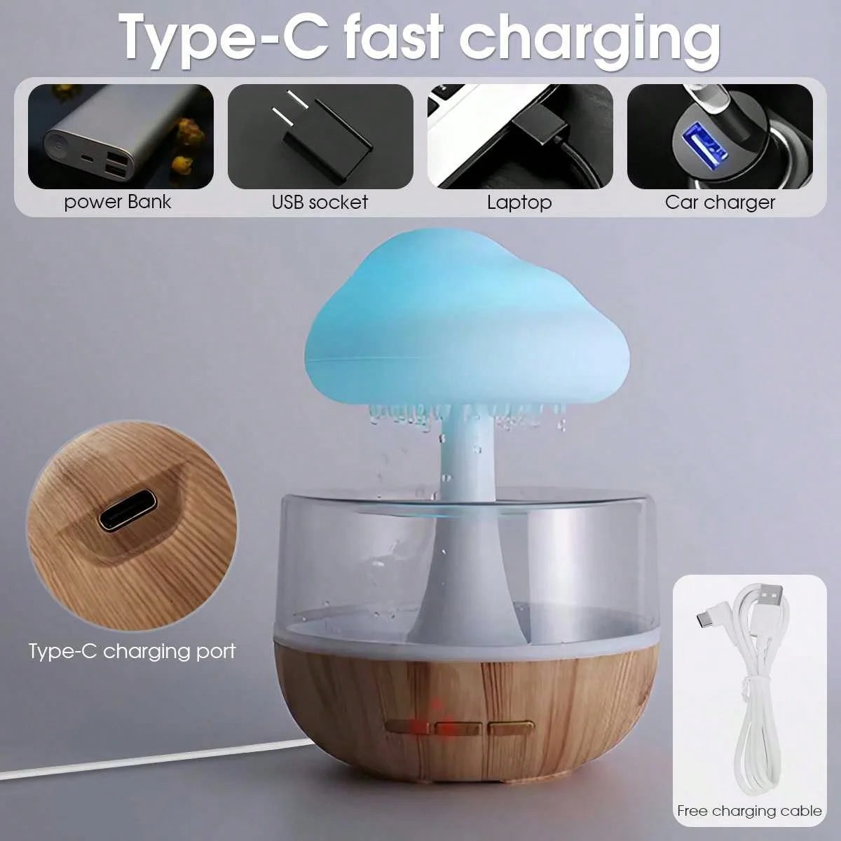 Cloud Rain Humidifier