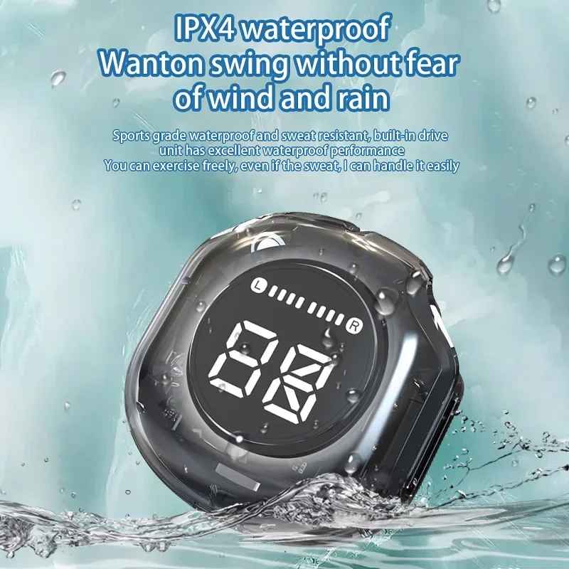 سماعات أذن لاسلكية T8 Crystal - شفافة (Air 39) 