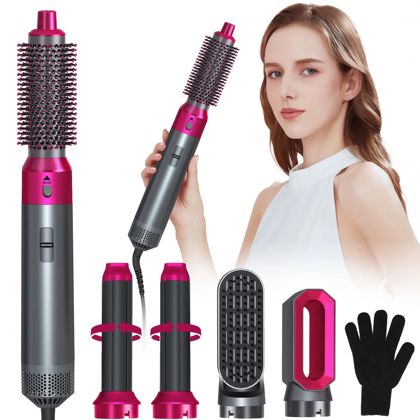 فرشاة الهواء الساخن (5 في 1)