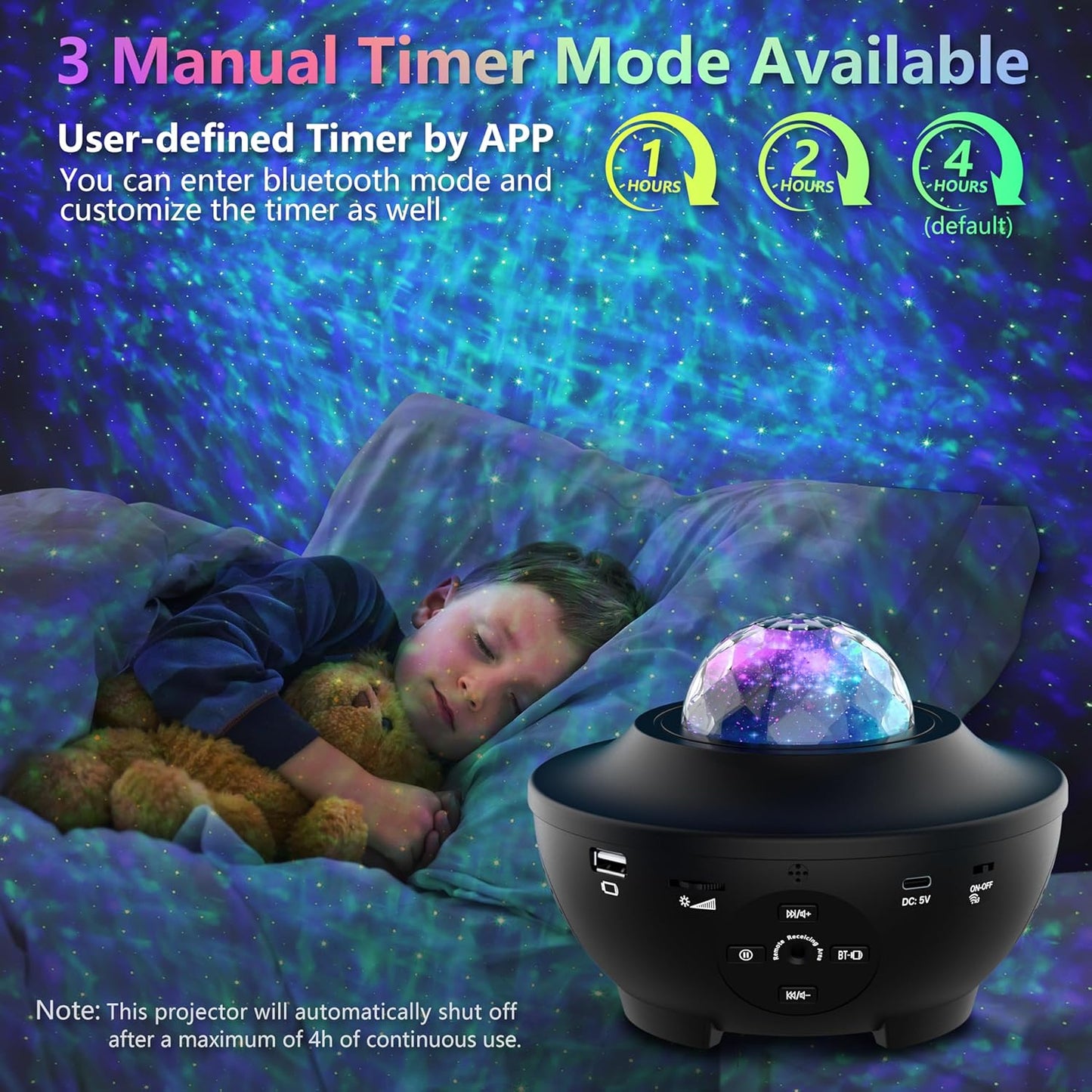 Galaxy Ocean Light Projector
