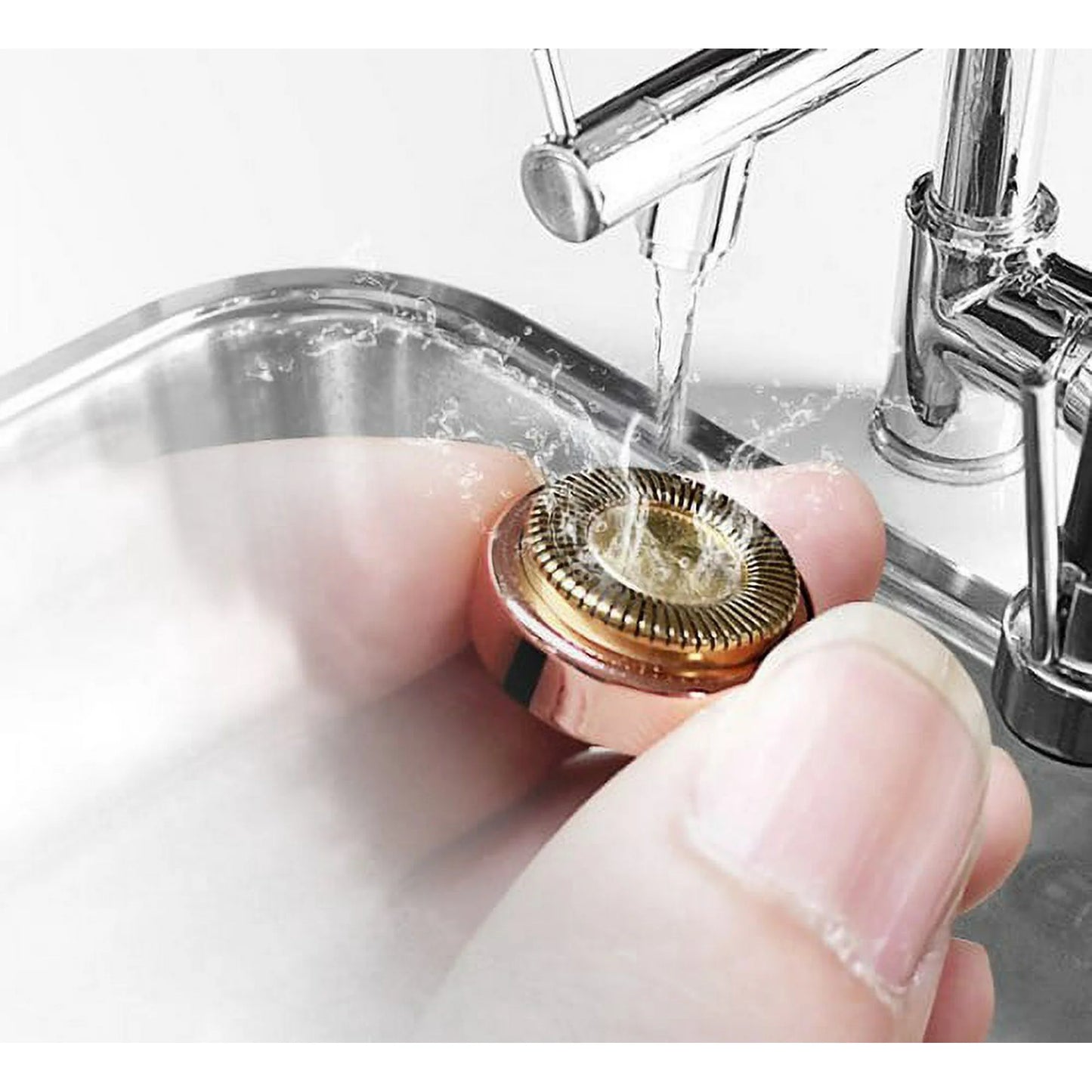 ماكينة تشذيب الحواجب وماكينة حلاقة الشعر 2 في 1 